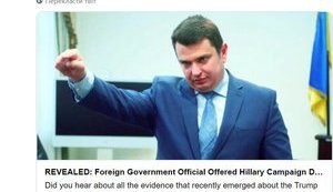 Trump retweeted article on possible involvement of NABU in discrediting his election team during 2016 US presidential election