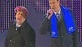 Предвыборный дуэт Одарки Тимошенко и Карася Януковича. ВИДЕО.