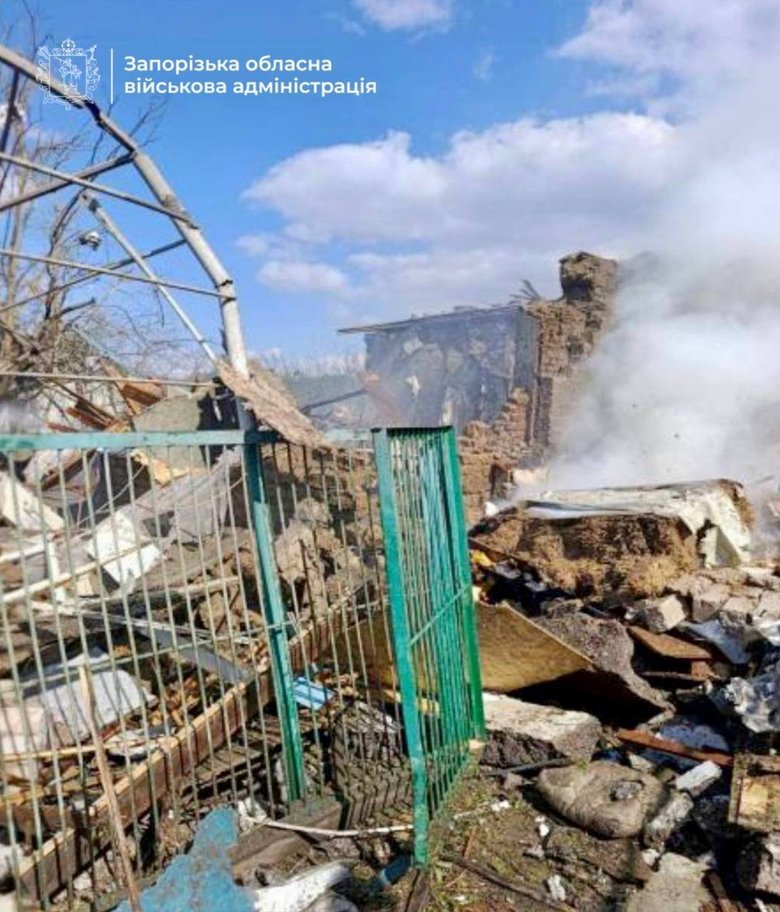 Удар по селу на Запоріжжі