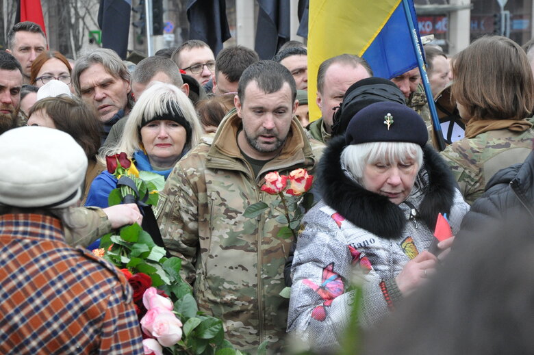 З Героєм України Дмитром Коцюбайлом (Да Вінчі) попрощалися в Києві 30