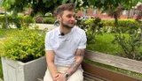 Український військовий після повернення з полону