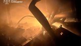 Enemy struck warehouses in Boryspil district again whilst firefighters were extinguishing blaze: airport firefighters were called in. PHOTOS