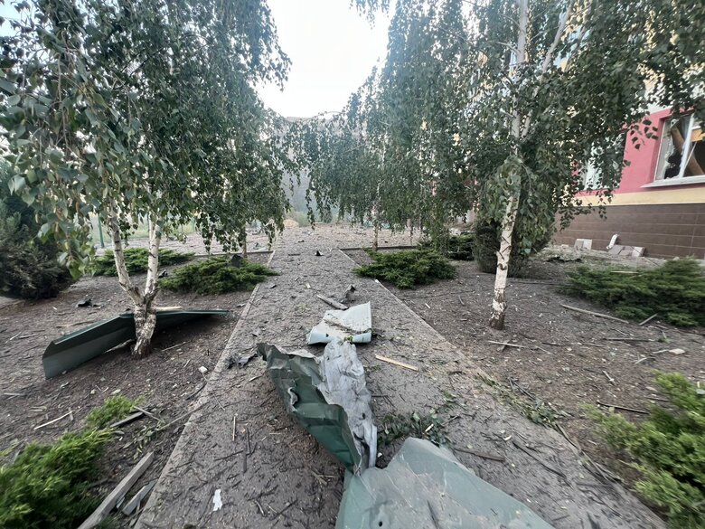 Константиновка после обстрела