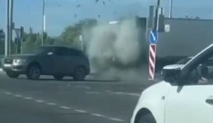 Local resident of Belgorod filmed drone strike on lorry. VIDEO+PHOTOS