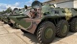 Киевский бронетанковый завод передал военным 9 отремонтированных БТР-80. ФОТОрепортаж