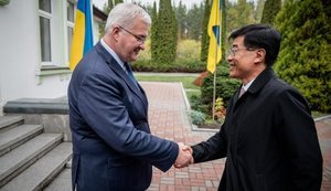 Sybiha and the Chinese Ambassador held a meeting