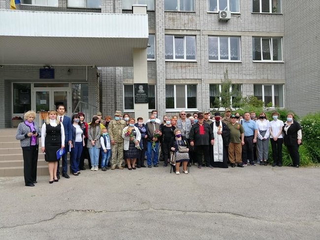 Меморіальну дошку загиблому на Донбасі воїну 93-ї ОМБр Василю Ярославцеву відкрили в Дніпрі 07