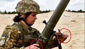 армия женщины учения вдв миномет маникюр
