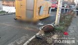 В Буче в результате ДТП с участием маршрутки погибли два человека, трое госпитализированы, - Нацполиция. ФОТОрепортаж