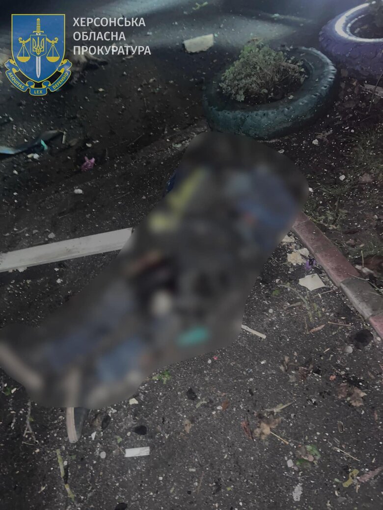 Man was killed as result of enemy shelling of Kherson 02