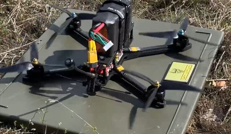 Testing "Wild Hornets" "smart" drone with Ukrainian electronics neural network. VIDEO
