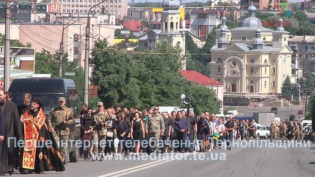 С погибшим воином Альфы Русланом Муляром простились в Тернополе 11