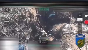 Українські дронарі 157-ї бригади ліквідували 4 окупанти на Краматорському напрямку. ВIДЕО