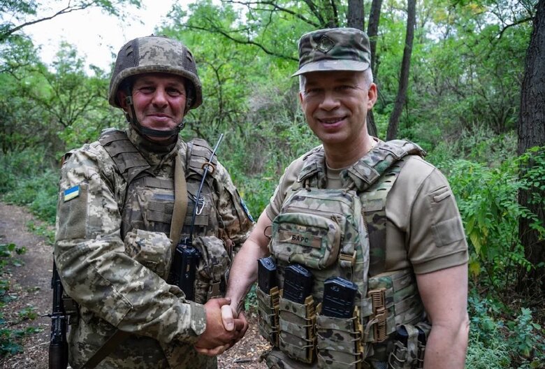 Сирський відвідав Покровський напрямок