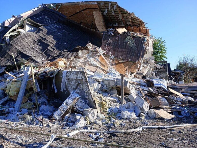 At night, body of two-year-old girl was found from under rubble of house in Dnipropetrovsk region, - RMA 04