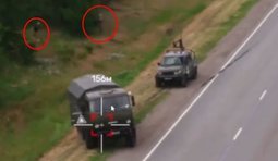 безпілотник атакує бензовоз