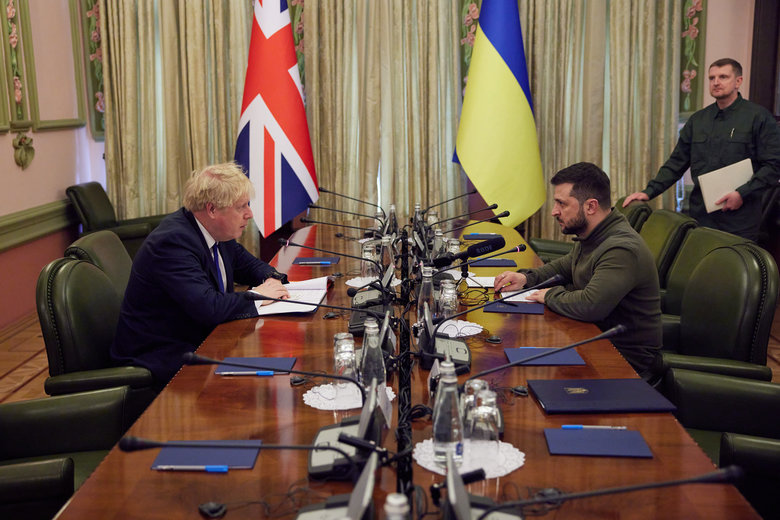 Johnson - one of most principled opponents of Russian invasion - Zelensky 02