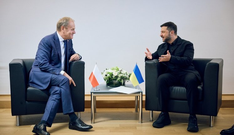 Zelenskyy and Tusk discuss joint defense projects and SAFE instrument