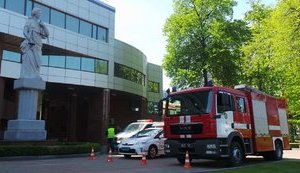 Рассмотрение жалобы САП на меру пресечения Переломе перенесли: здание суда "заминировали". ФОТО+ВИДЕО (обновлено)