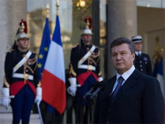 Виктор Янукович в ходе визита во Францию. Фото president.gov.ua