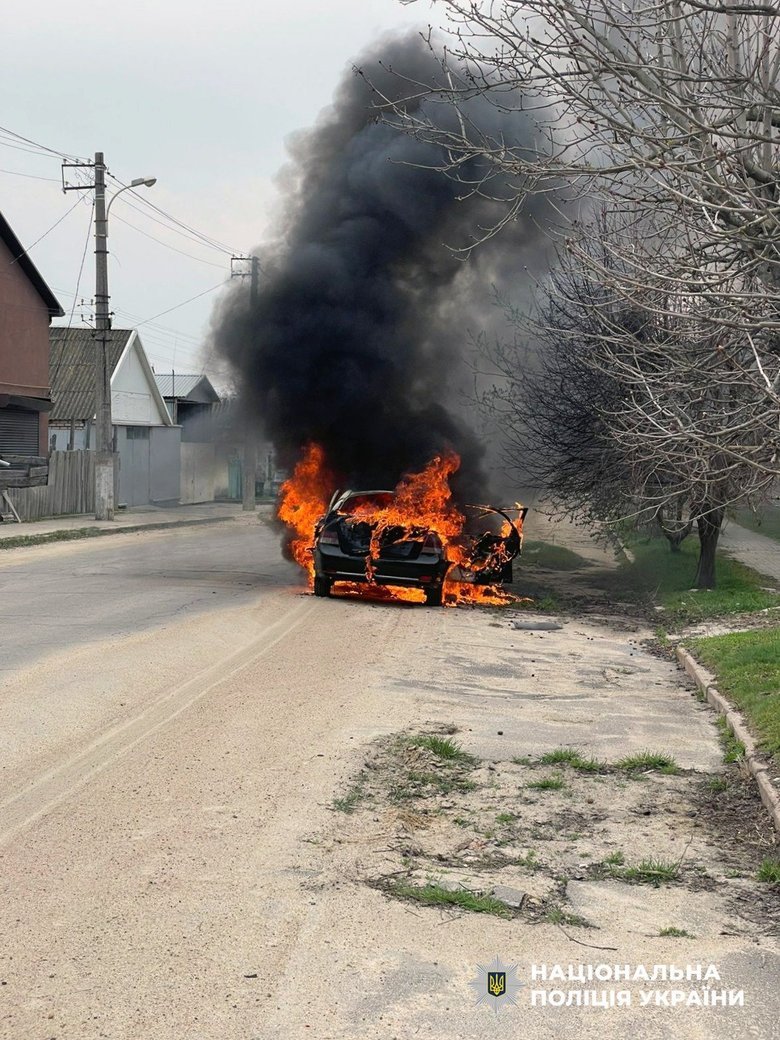 Удар РФ по авто в Херсоні