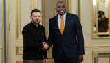Владимир Зеленский и глава МИД Британии Дэвид Лемми