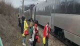 Поїзд "Інтерсіті" зійшов з рейок біля Запоріжжя. ВIДЕО