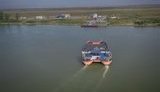 На границе с Румынией открылась паромная переправа через Дунай. ФОТО