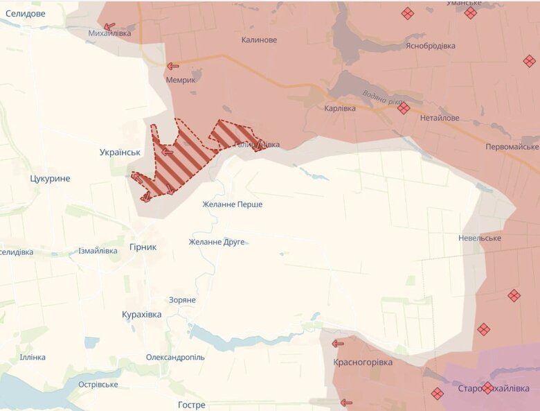 Росіяни продовжують просуватися на Покровському напрямку