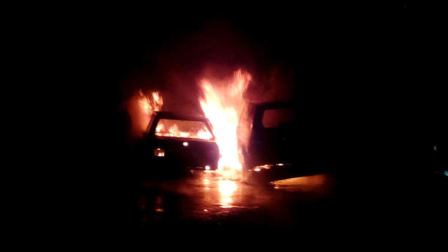 Три автомобиля горели в Полтаве 01
