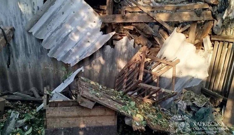 Shelling of the Kharkiv region: 5 people wounded, houses, cars, warehouses, and power grids destroyed. PHOTO
