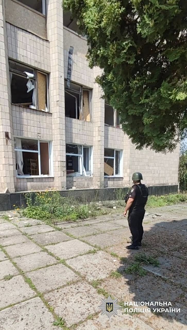 Последствия обстрела Черниговской области
