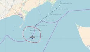 В Азовском море береговая охрана ФСБ России задержала украинский балкер