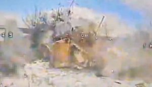 Kamikaze drone from Shadow unit with heavy high-explosive charge destroyed house with occupiers inside. VIDEO