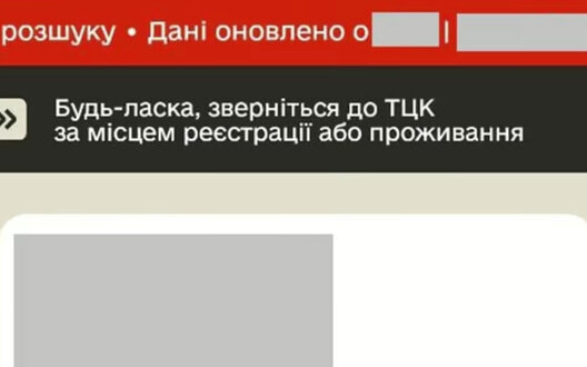 статус розшуку в додатку реєстр+