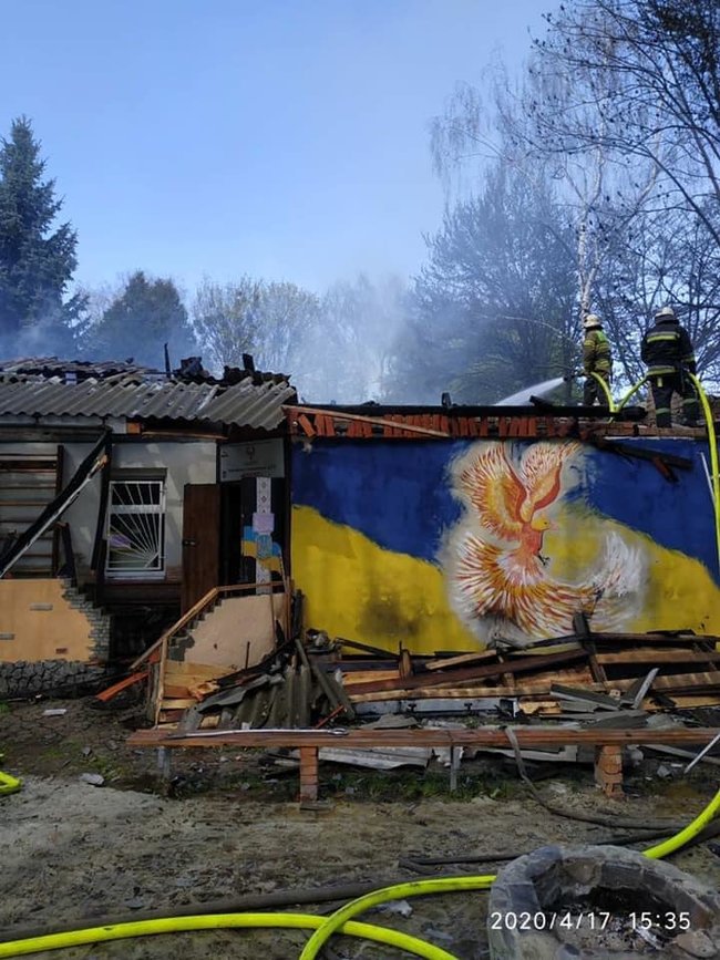 Центр реабілітації учасників АТО підпалили у Львові, - Садовий 02