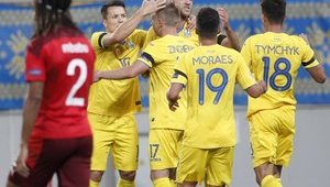 В стартовом матче футбольной Лиги наций сборная Украины побеждает Швейцарию