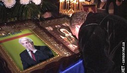 Чудотворный бигборд Литвина