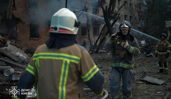 Київ після обстрілу