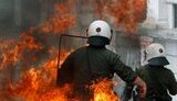 Греки опять жгут: митинг против антикризисных мер закончился массовыми беспорядками. ФОТОрепортаж.