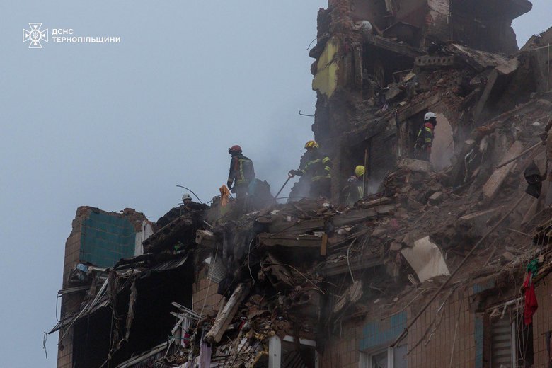 Удар РФ по Тернополю