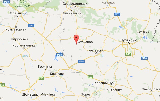 карта калиново