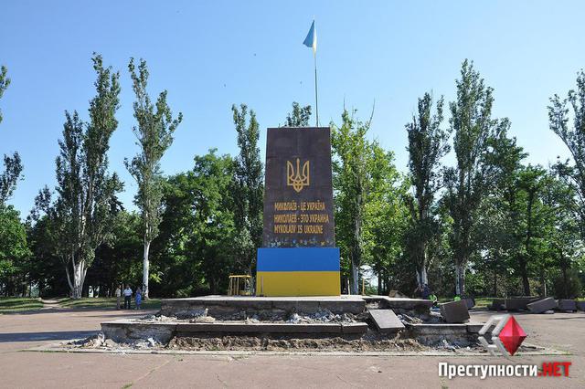 ленин николаев демонтаж памтяник