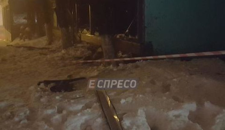 В центре Киева стреляли из гранатомета