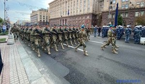 Перша репетиція параду військ до Дня Незалежності пройшла на Хрещатику. ФОТОрепортаж