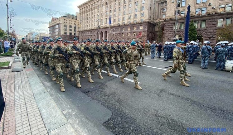 Перша репетиція параду військ до Дня Незалежності пройшла на Хрещатику. ФОТОрепортаж