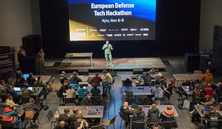 In Kyiv, first defence tech hackathon held in search of new air defence solutions. PHOTOS