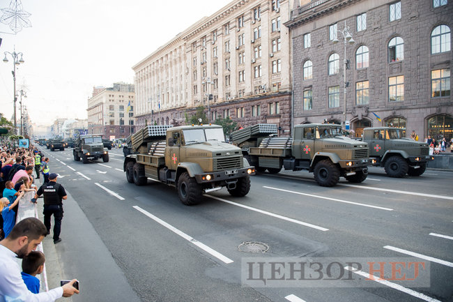 Репетиция парада в Киеве 21 августа 26