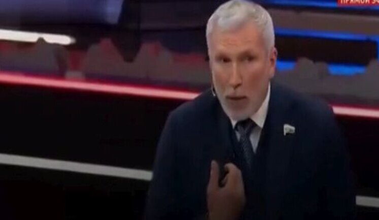 "Ты кто есть, ублюдок? Мы тебя заставим принять наши правила!", - депутат Держдуми РФ Журавльов німецькому канцлеру Шольцу. ВIДЕО