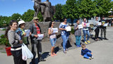 Жители Кривого Рога вышли на всемирную акцию "FreeSentsov". ВИДЕО+ФОТОрепортаж